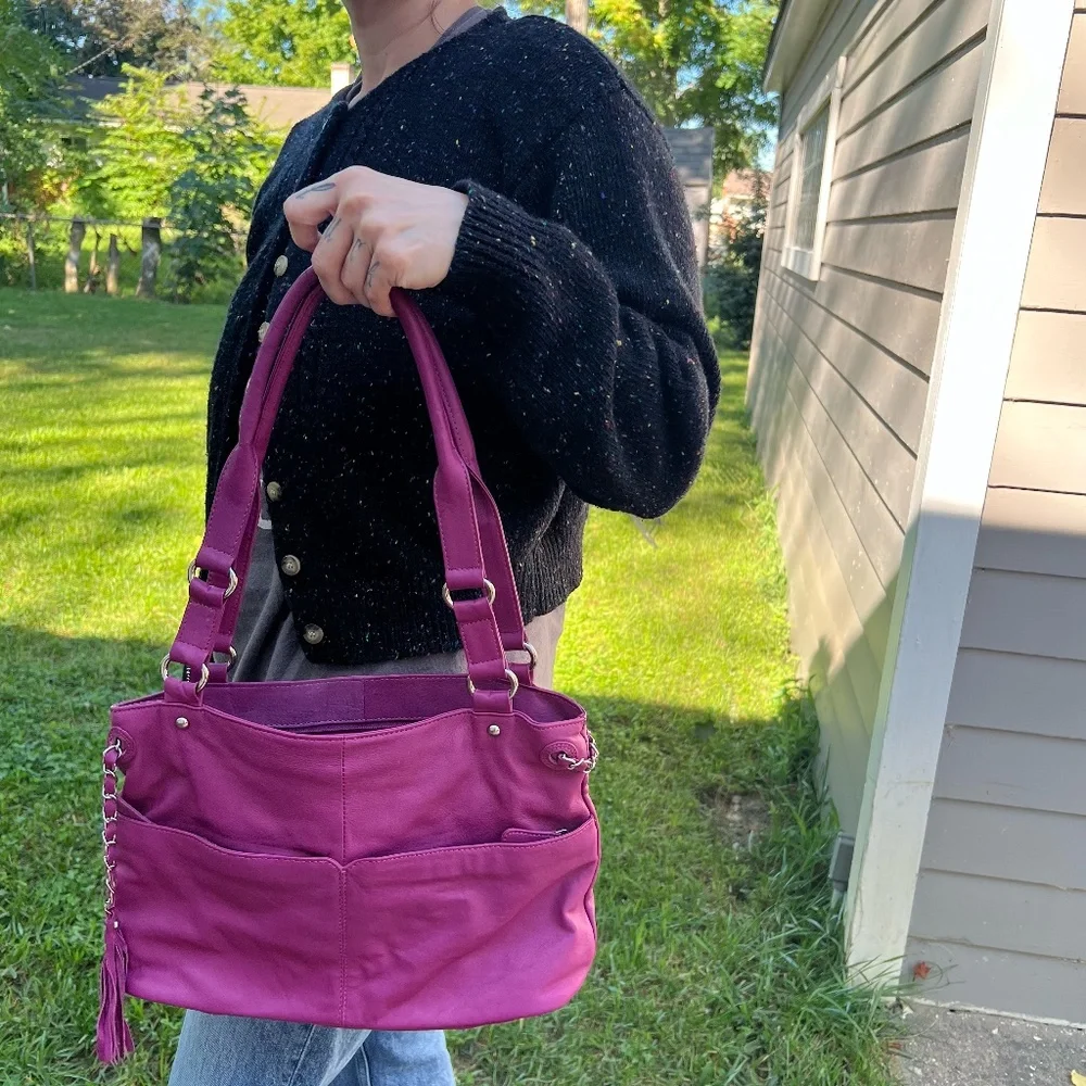 Great American Leather Works Hobo-Style/Y2K Shoulder Bag - Picture 7 of 16